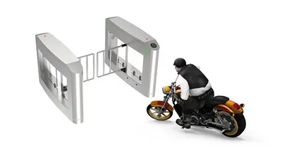 ประตูหมุนความเร็วประตูอัตโนมัติกลางแจ้งแบบกันน้ำ